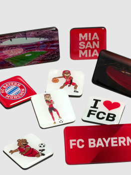 Preview: FC Bayern München - Kinder Magnet 9er-Set
